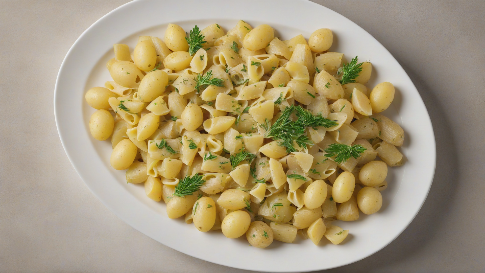 pasta e patate al forno